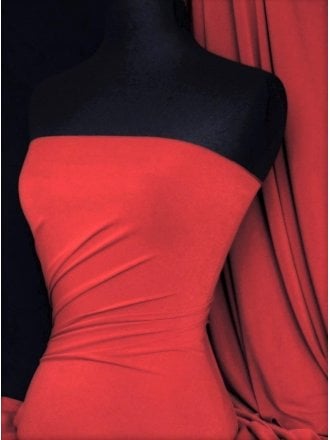 Supplex Sports 4 Way Stretch Lycra- New Red Q50B RD