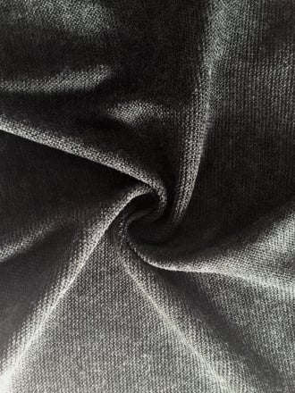 Sweater Knit Acrylic Soft Knitwear Fabric- Charcoal SQ113 CHGR