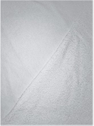 Sweatshirt (185 cms) Loop Back Stretch Cotton Material- White SQ151 WHT