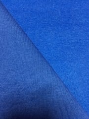 Sweatshirt Fleece Backed Cotton Super Soft Fabric- Royal Blue Q237 RBL