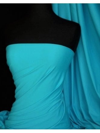 Tactel 4 Way Stretch Jersey Lycra Fabric- Light Turquoise 36TK LTTQ