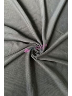 Tactel 4 Way Stretch Light Jersey Fabric- Charcoal Grey SQ787 CHGR
