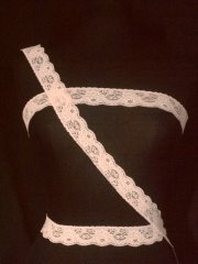 Tea Rose Pink Floral Lace Trim