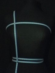 Turquoise Blue/ Multi Print Trim