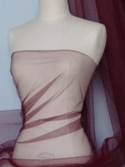Tutu Fancy Dress Net Material- Burgundy Q174 BURG