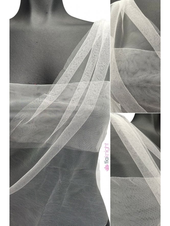 Tutu Fancy Dress Net Material- Ivory SQ70 IV