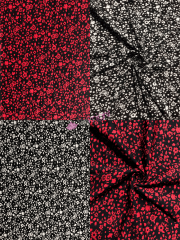 Viscose Cotton Stretch Fabric- Miniature Flowers SQ533