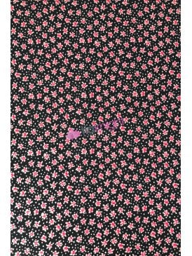 Viscose Elastane 4 Way Stretch Fabric- Cherry Blossoms SQ760 BKPN