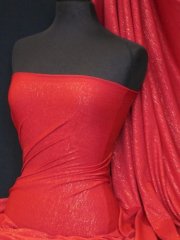 Viscose Lycra Subtle Shimmer- Red Q874 RD