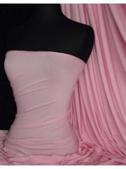 Viscose Rayon 4 Way Stretch Jersey Fabric- Baby Pink Q300 BPN