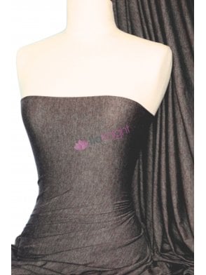 Viscose Rayon 4 Way Stretch Jersey Fabric- Coffee Melange Q300 CFMG