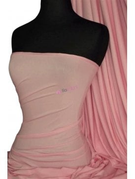 Viscose Rayon 4 Way Stretch Jersey Fabric- Grapefruit Q300 GRPF
