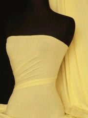 Viscose Rayon 4 Way Stretch Jersey Fabric- Lemon Q300 LMN