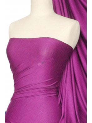Viscose Rayon 4 Way Stretch Jersey Fabric- Magenta Q300 MGT