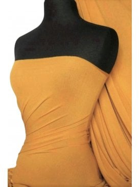 Viscose Rayon 4 Way Stretch Jersey Fabric- Marigold Q300 MGLD