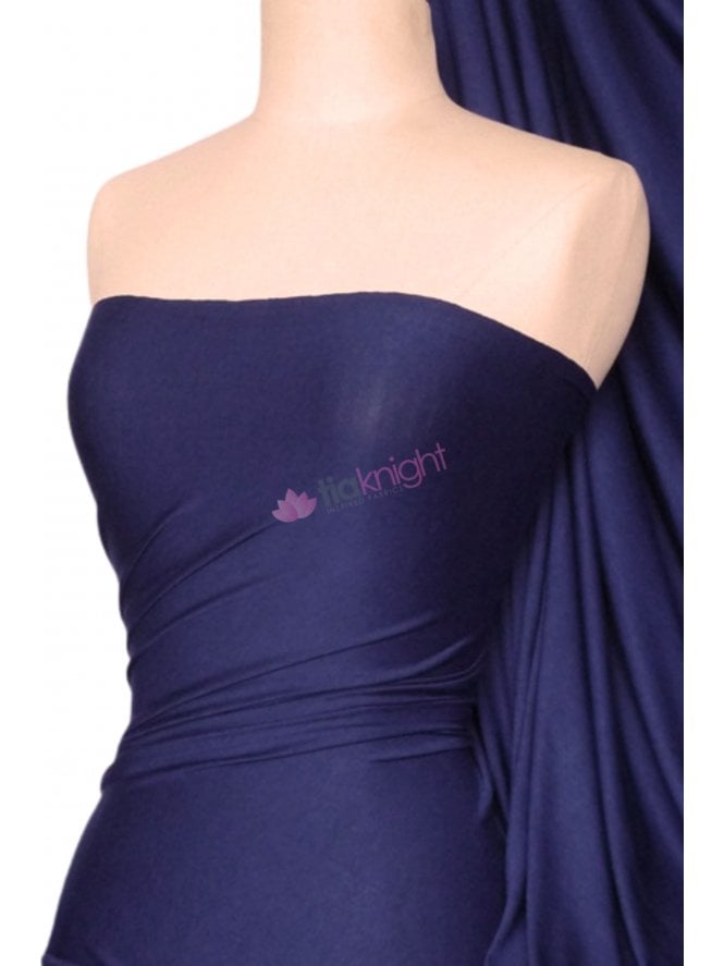 Viscose Rayon 4 Way Stretch Jersey Fabric- Mid Purple Q300 MPPL