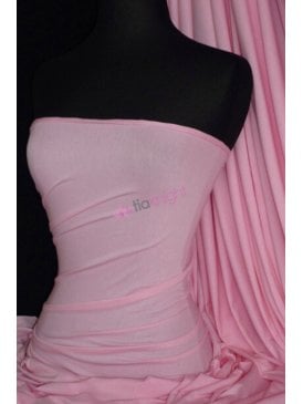 Viscose Rayon 4 Way Stretch Jersey Fabric- Pretty Pink Q300 PTPN