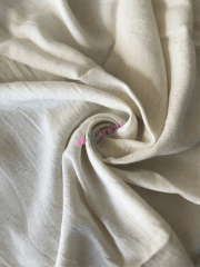 Washed Linen Viscose Woven Fabric Material- Ivory SQ622 IV