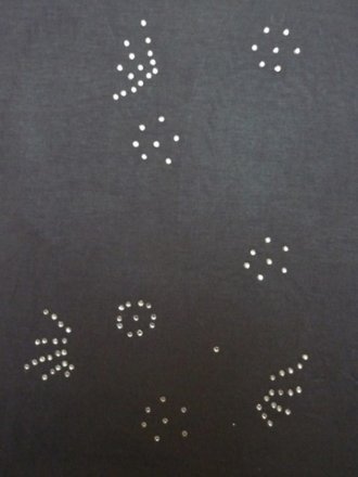 White Assorted Iron-On Rhinestuds