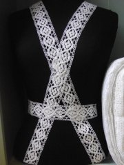 White Cotton Crochet Trim