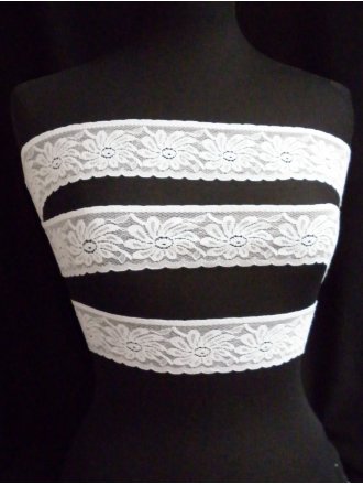 White Flower Lace Trim