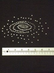 White Galaxy Diamanté Iron-On Rhinestud
