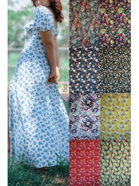Woven Blouse/Dress Dressmaking Fabric- Floral Prints