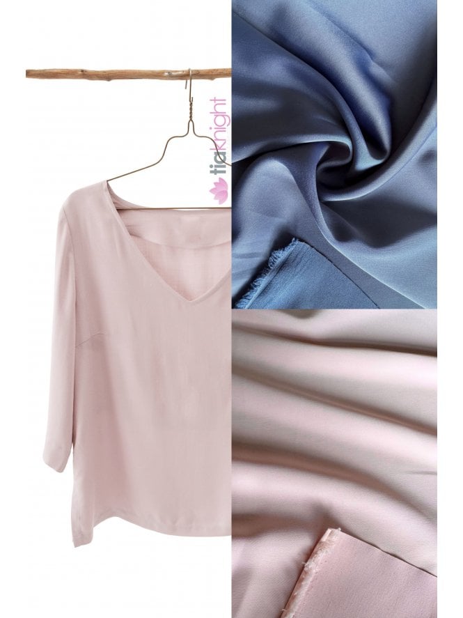 Woven Dull Satin Blouse/ Dress Fabric- SQ976