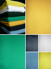 Yarn Dyed Single Pique UV Protective 100% Cotton Knitted Tubular Fabric- PTUB70